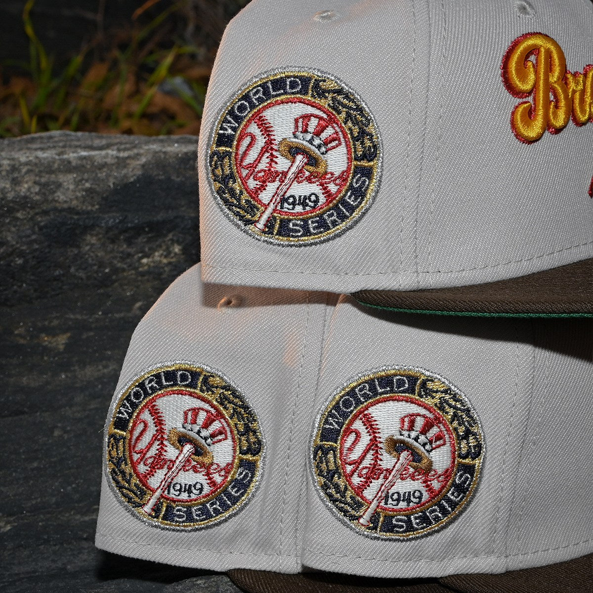 NEW ERA - Brooklyn Dodgers 59Fifty 1949 World Series Stone/Walnut