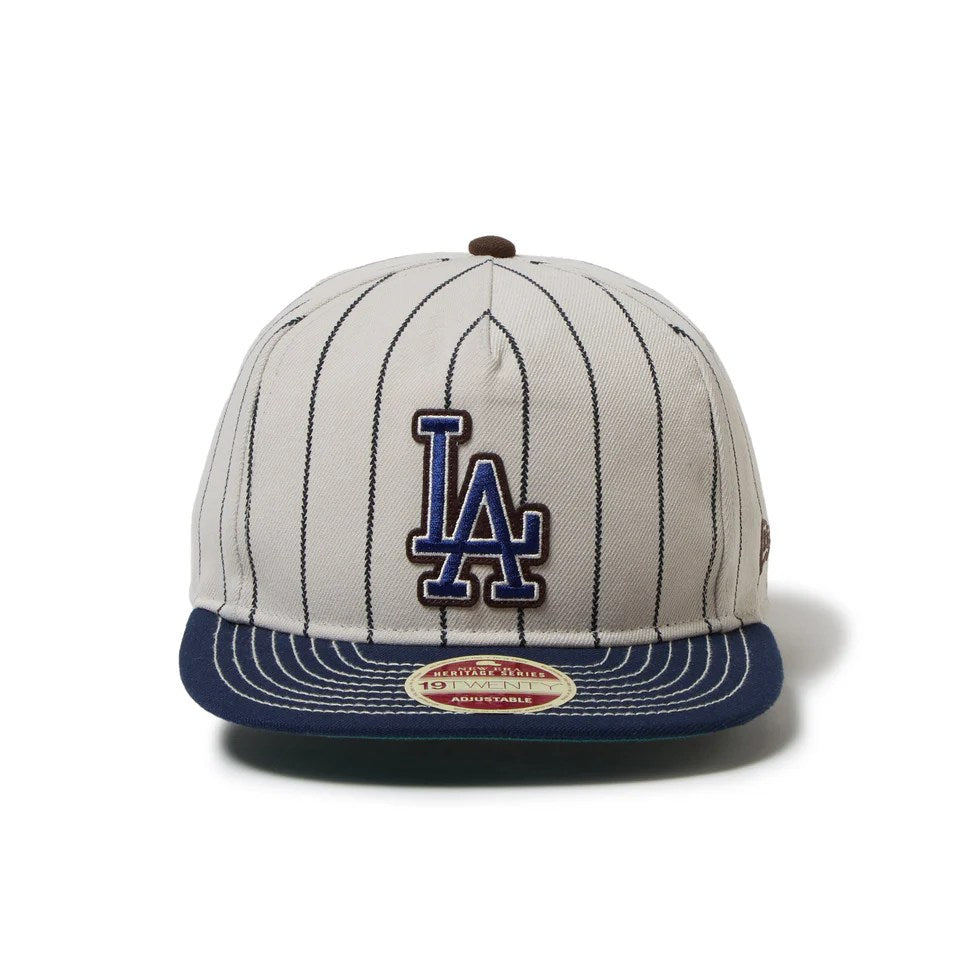 NEW ERA Los Angeles Dodgers - 19TWENTY HERITAGE STRIPE OCEAN SIDE BLUE【14693485】