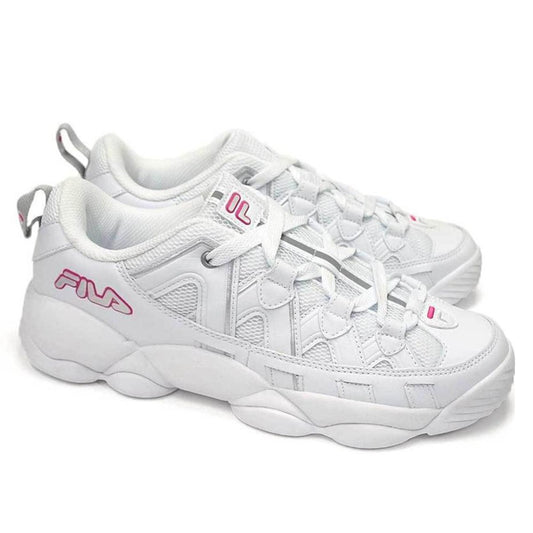 FILA フィラ STAKCHOUSE SPLO スニーカー  WHITE/PINK/SILVER【FLUSS21022100】