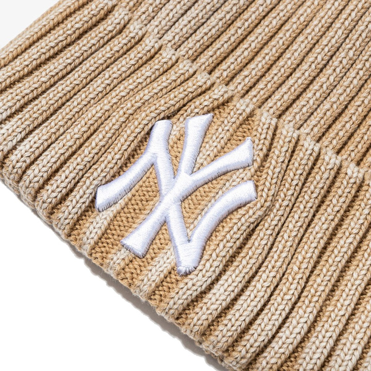 NEW ERA NY YANKEES ITALIAN WASHING BASIC CUFF BEANIE BEIGE【13946840】