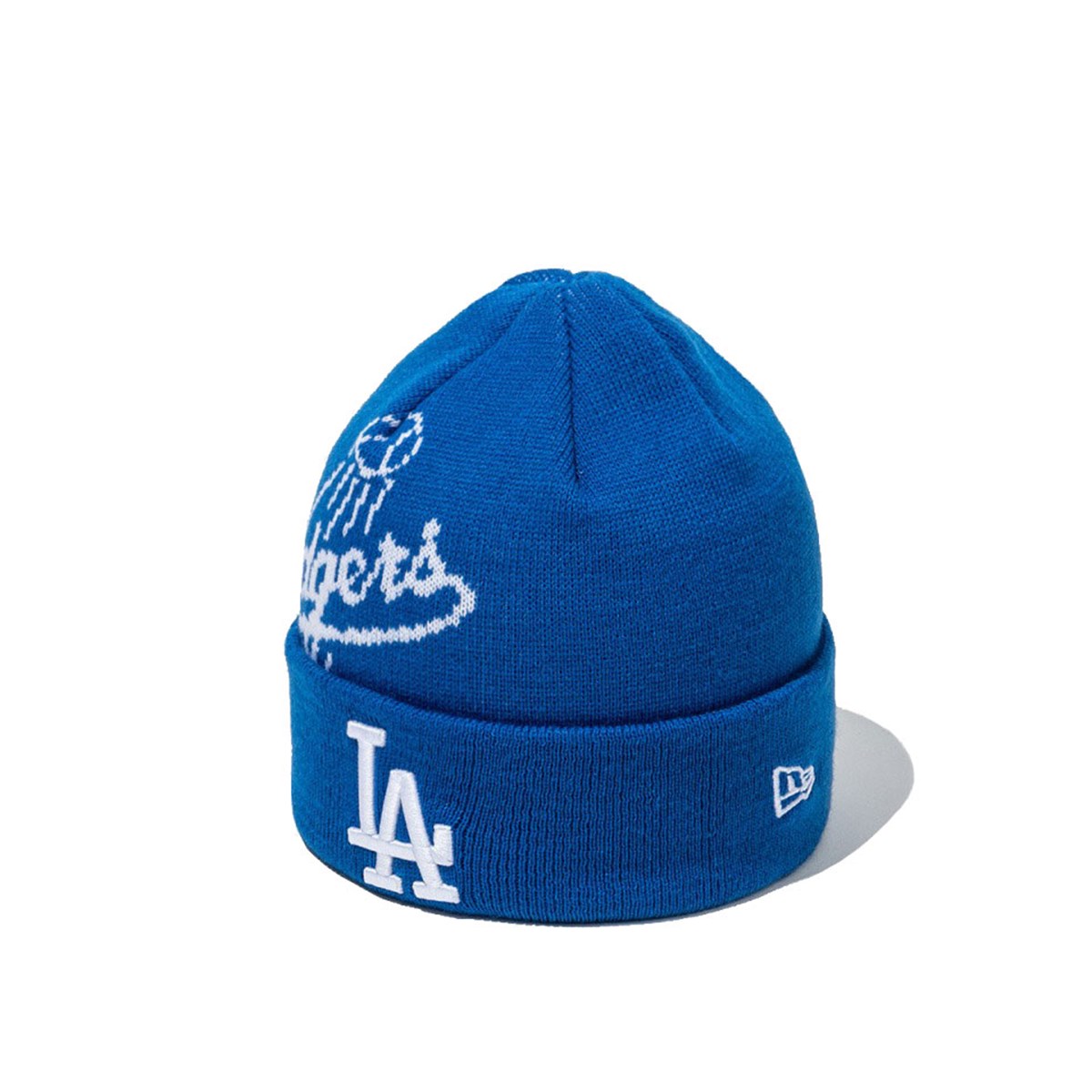 NEW ERA LA DODGERS BIG LOGO BEANIE BLUE【13946857】