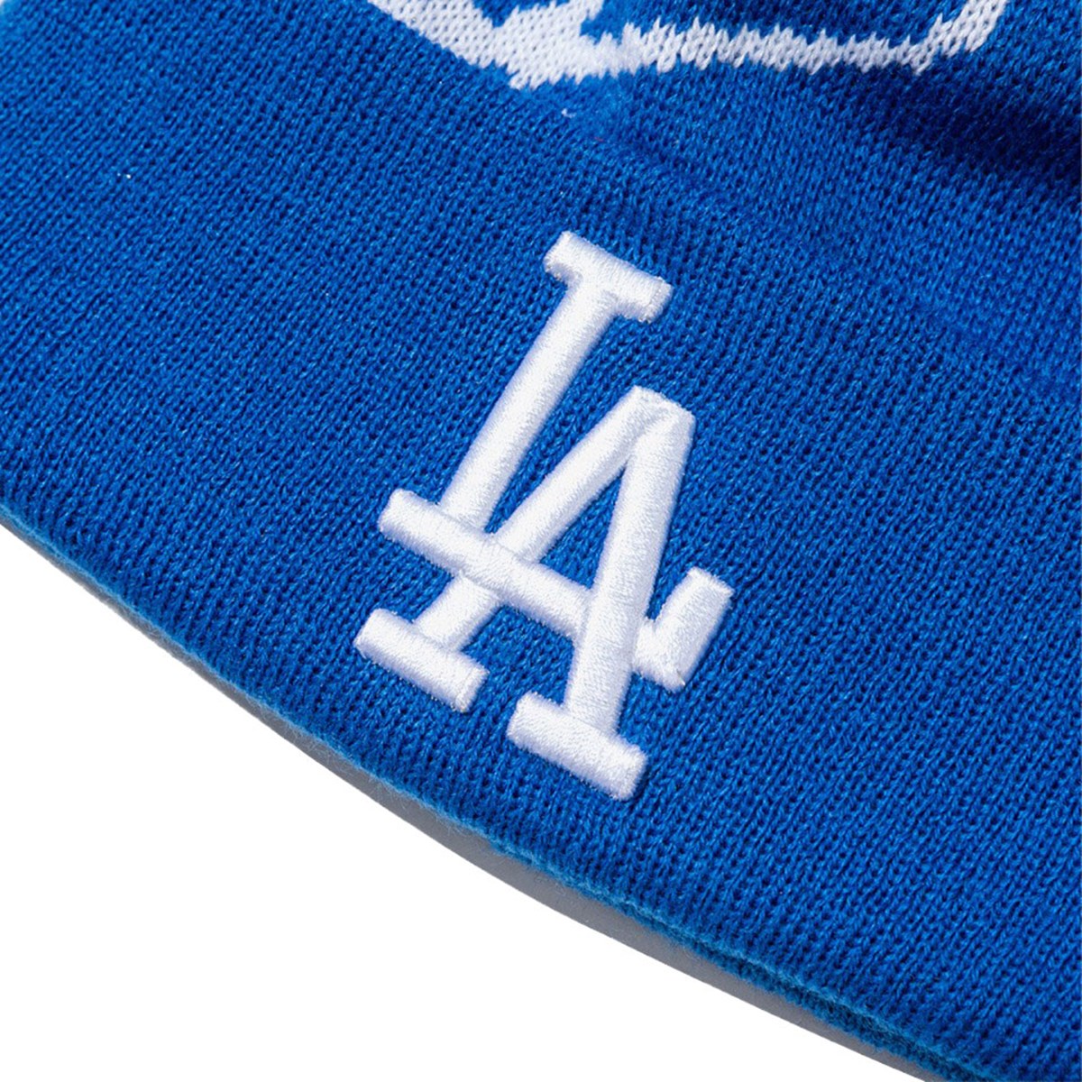 NEW ERA LA DODGERS BIG LOGO BEANIE BLUE【13946857】