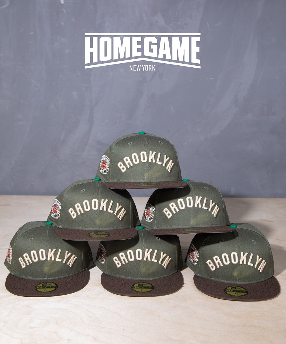 NEW ERA - Brooklyn Dodgers 1st World Championship 59Fifty Olive/Brown