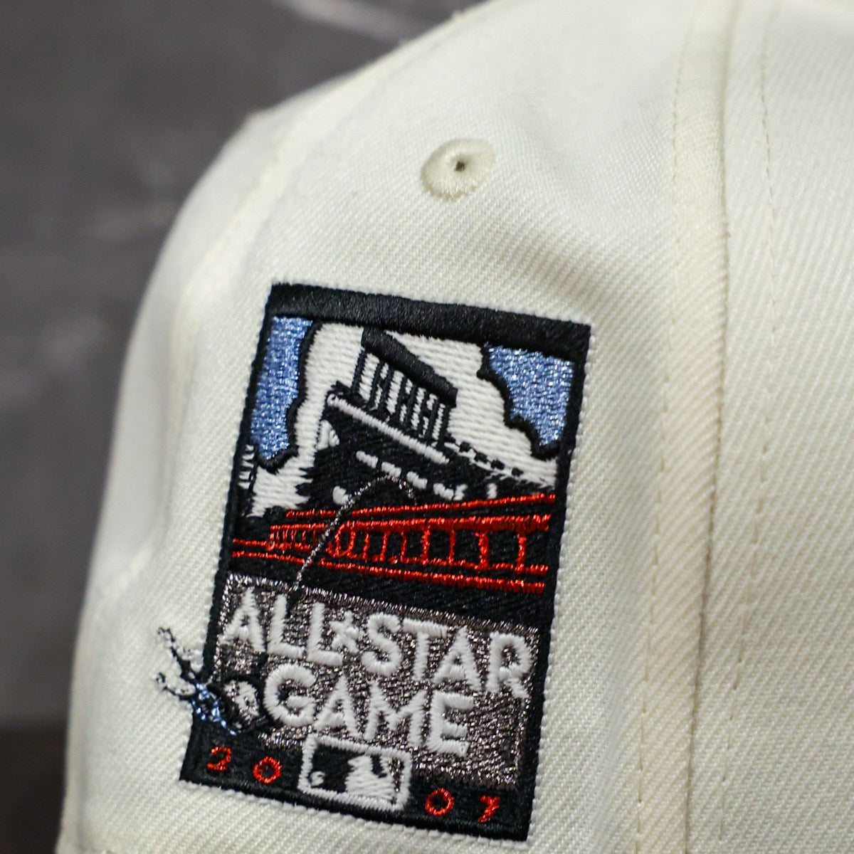 NEW ERA - San Francisco Giants 59Fifty 2007 All Star Game Chrome White/Dark Graphite