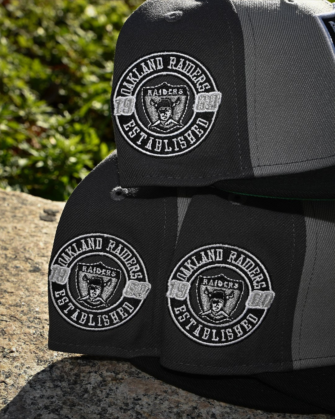 NEW ERA - Oakland Raiders 59Fifty 1960 Storm Grey/Black