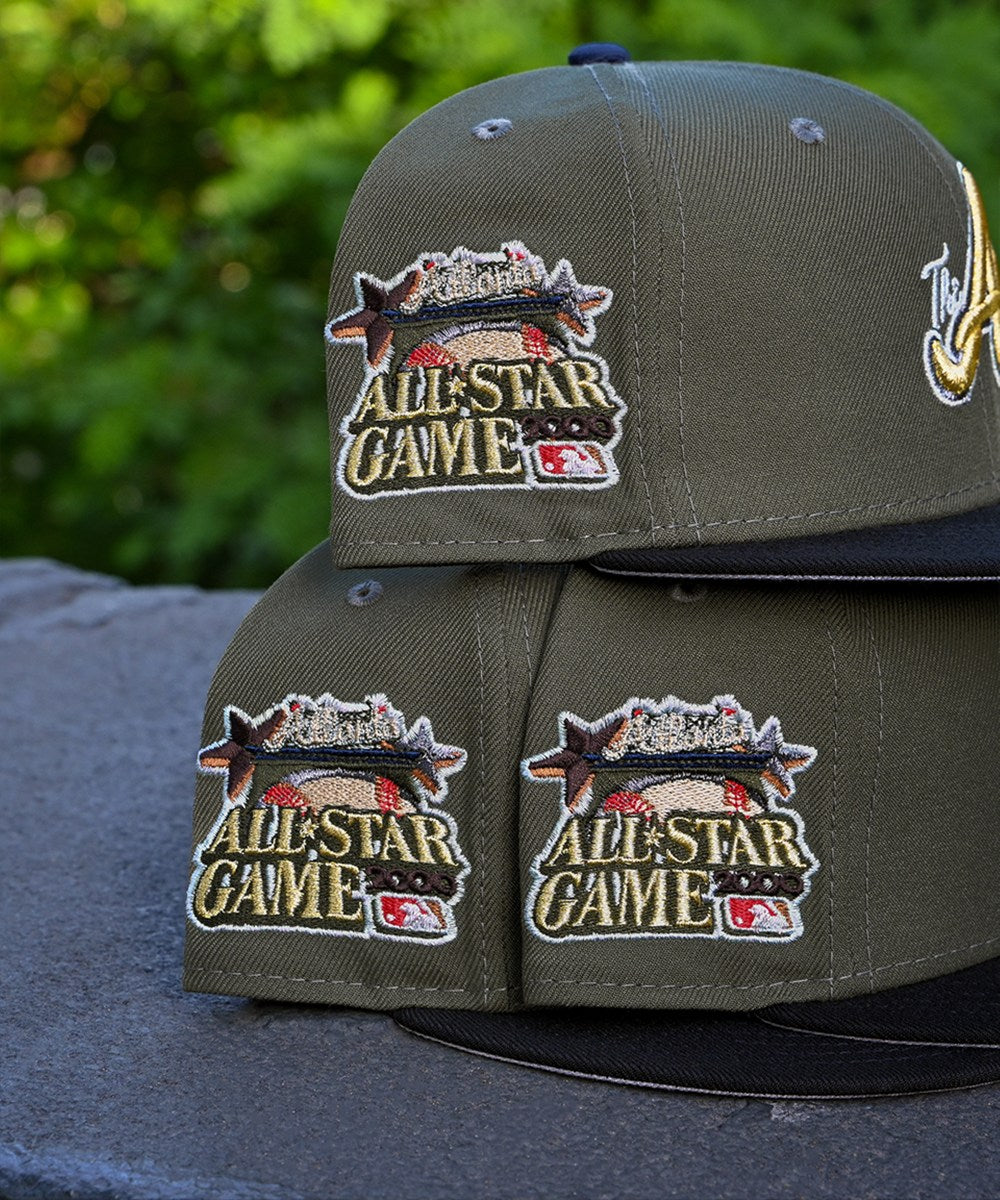 NEW ERA - Atlanta Braves 2000 All Star Game 59fIFTY Olive/Black