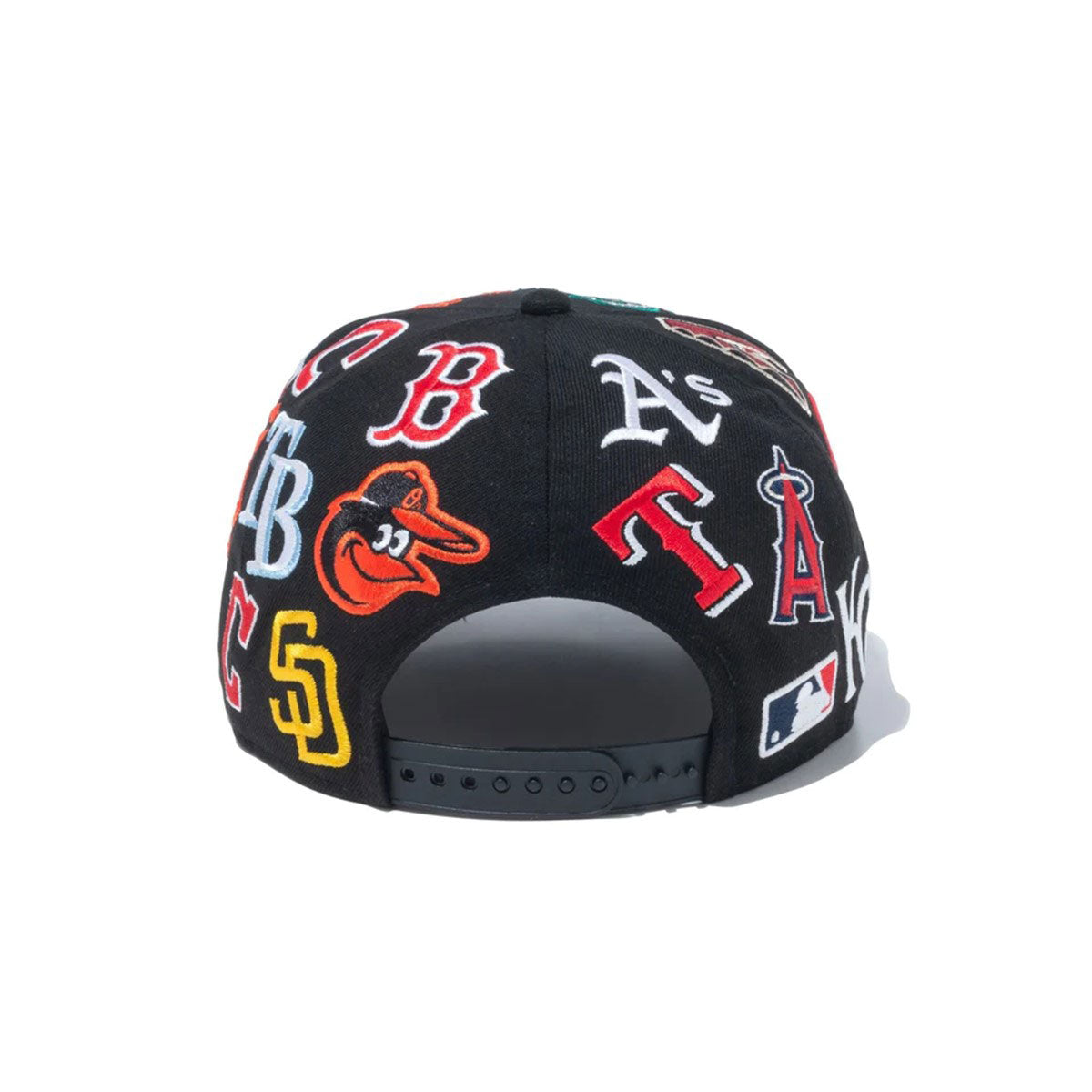 NEW ERA MLB - ALLOVER 9FIFTY BLACK【13751416】