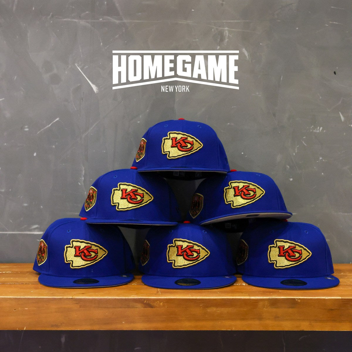 NEW ERA - Kansas City Chiefs 59Fifty 50 years Calming Blue