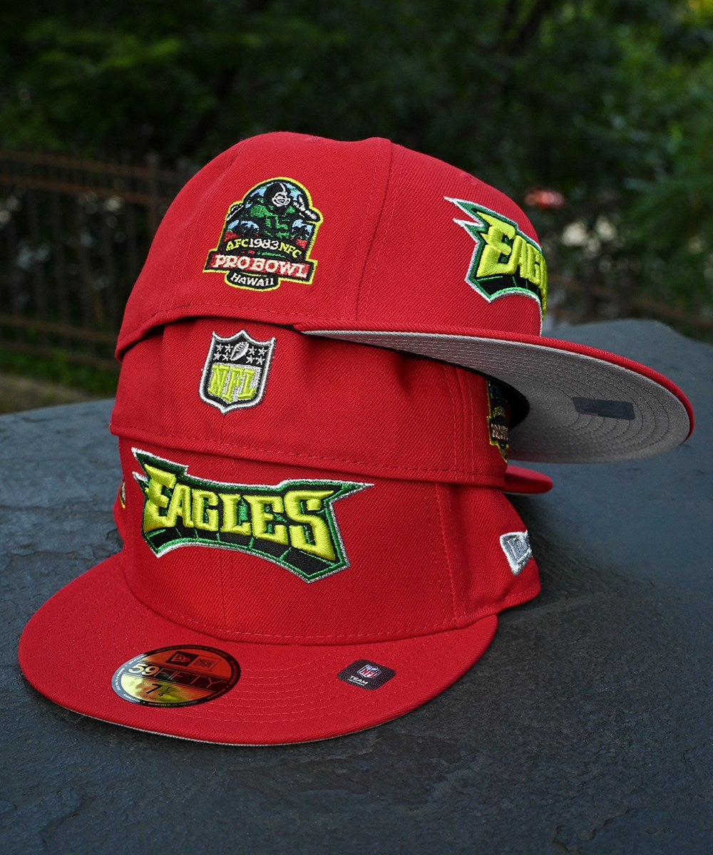 NEW ERA - Philadelphia Eagles 1983 Hawaii Pro Bowl Scarlet 59Fifty