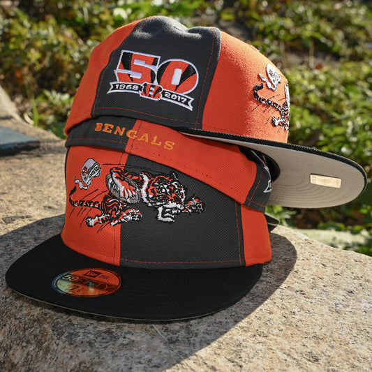 NEW ERA - Cincinnati Bengals 59Fifty 50th Anniversary Rust Orange/Black