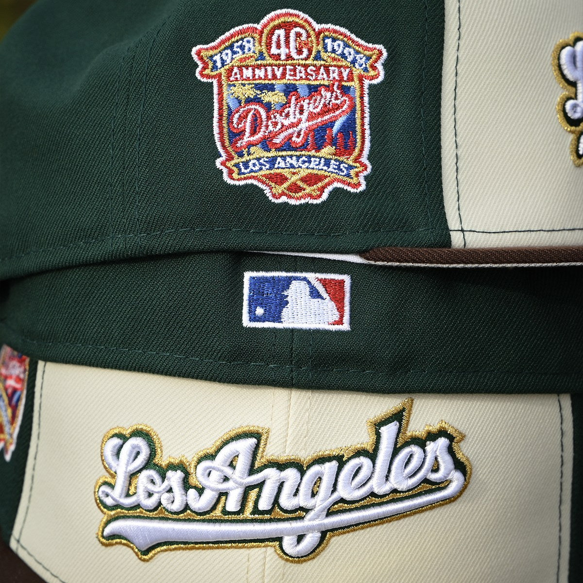 NEW ERA - Los Angels Dodgers 59FIFTY 40th Anniversary Chrome White/Walnut