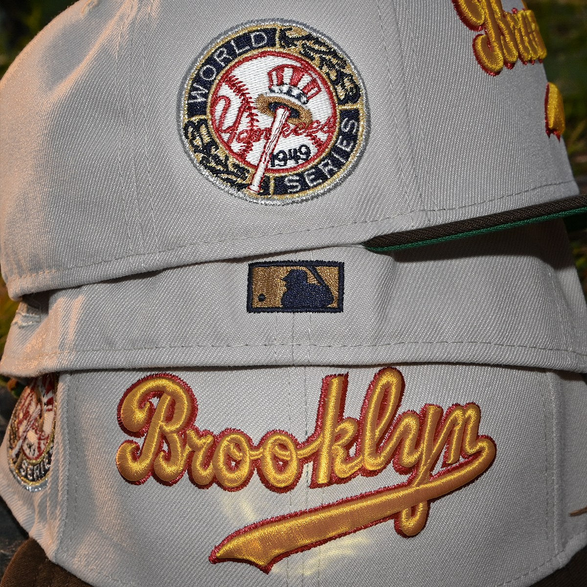 NEW ERA - Brooklyn Dodgers 59Fifty 1949 World Series Stone/Walnut