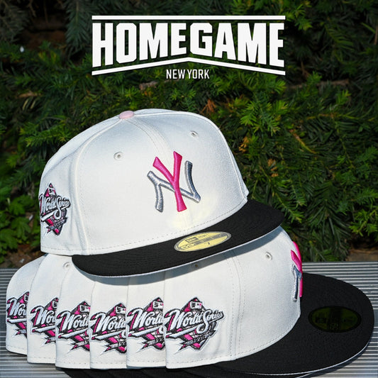 NEW ERA New York Yankees - 59Fifty 1998 World Series  Chrome/Bk/Pink