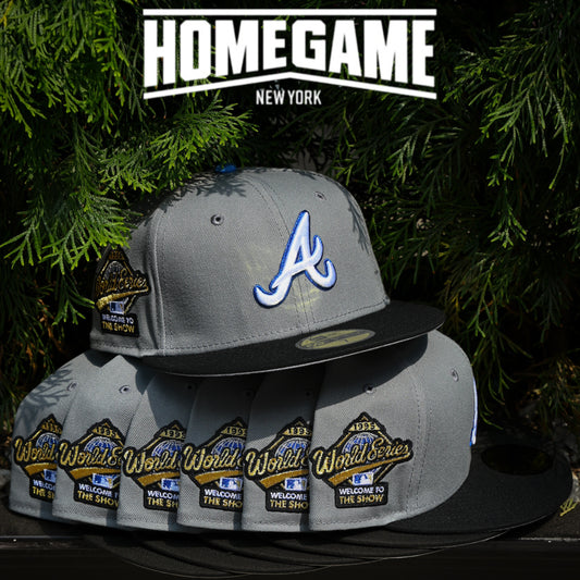 NEW ERA Atlanta Braves - 59Fifty 1995 World Series  Gray/Black 【70936688】