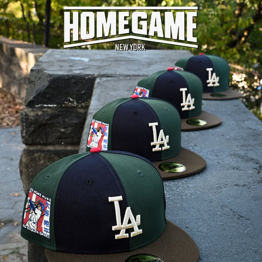 NEW ERA - Los Angeles Dodgers Shohei Ohtani 59FIFTY Navy/Dark Green/Walnut