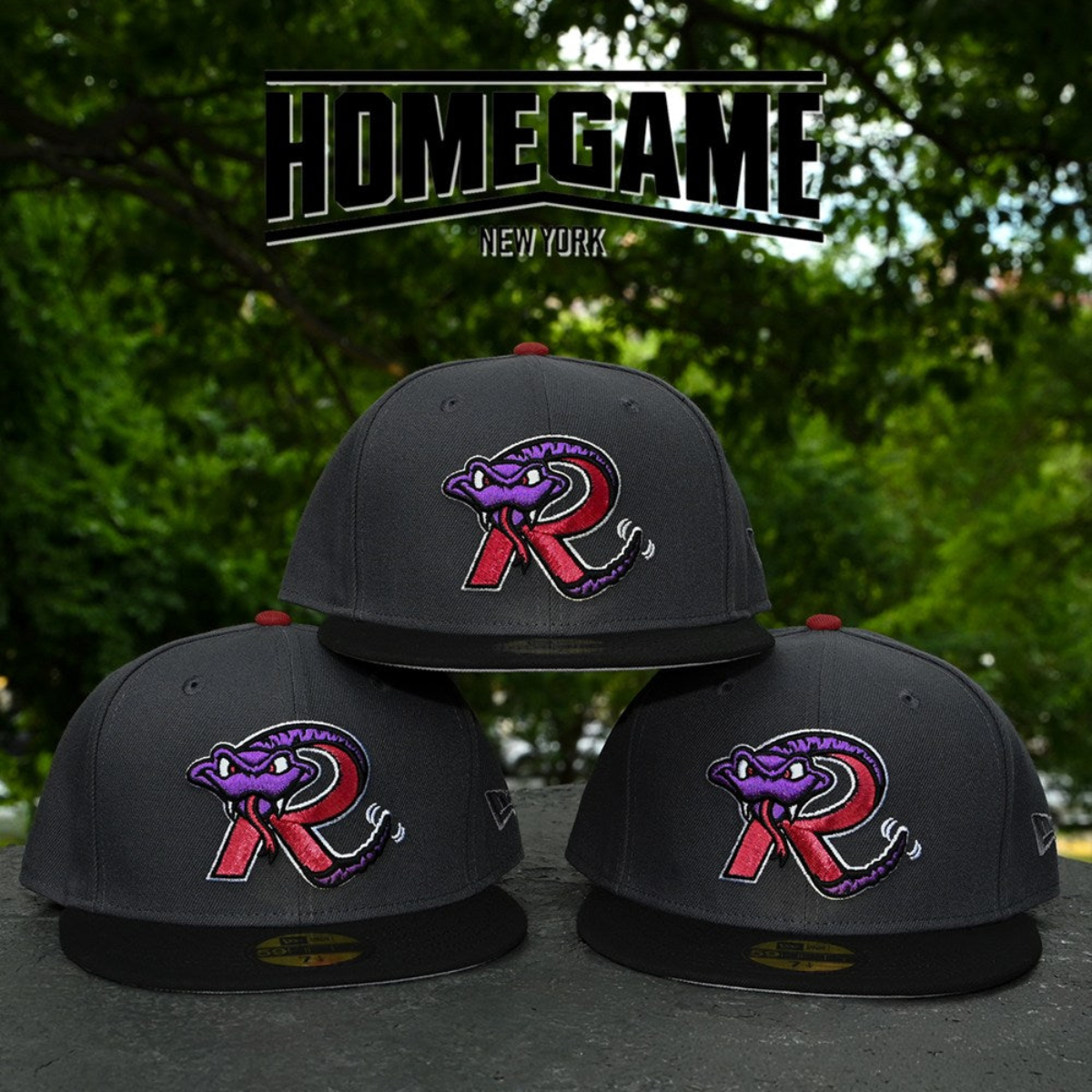 NEW ERA - Wisconsin Timber Rattlers Dark Graphite/Black