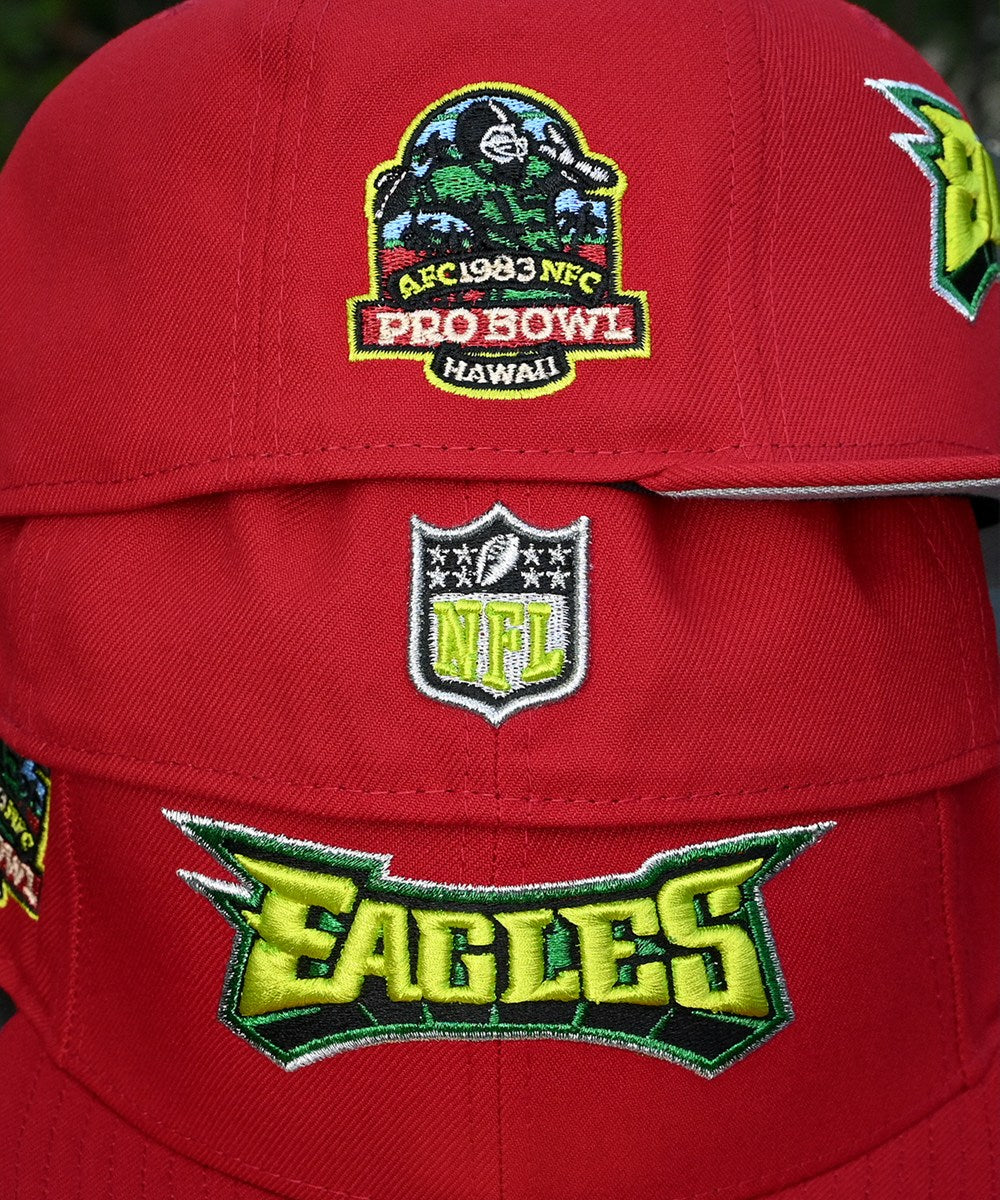 NEW ERA - Philadelphia Eagles 1983 Hawaii Pro Bowl Scarlet 59Fifty