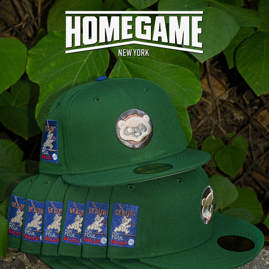 NEW ERA - Chicago Cubs CO 59Fifty BE ALERT FOR FOUL BALLS Green