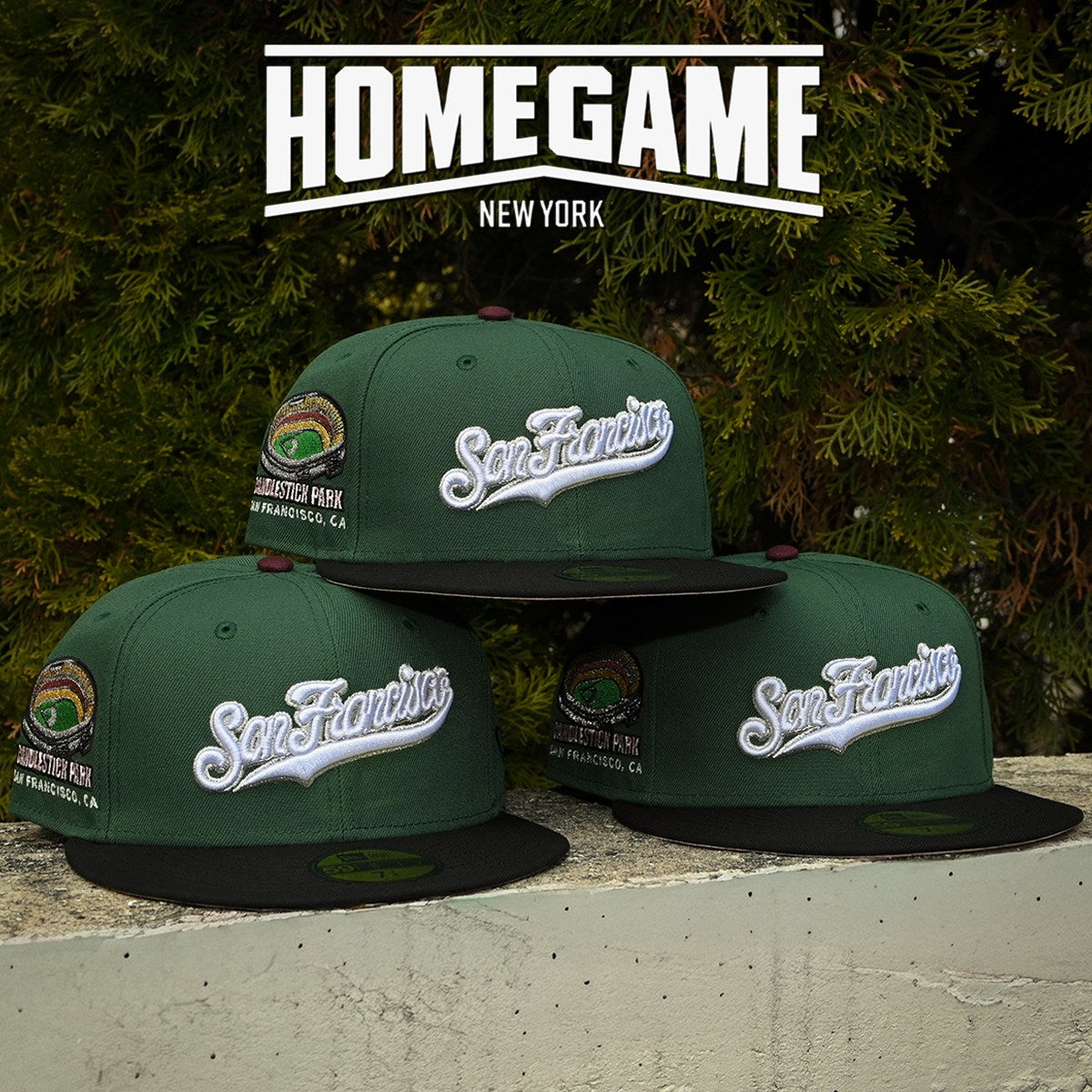 NEW ERA - San Francisco Giants NYCO 59FIFTY CANDLESTICK PARK Pine Green/Black【70975939】