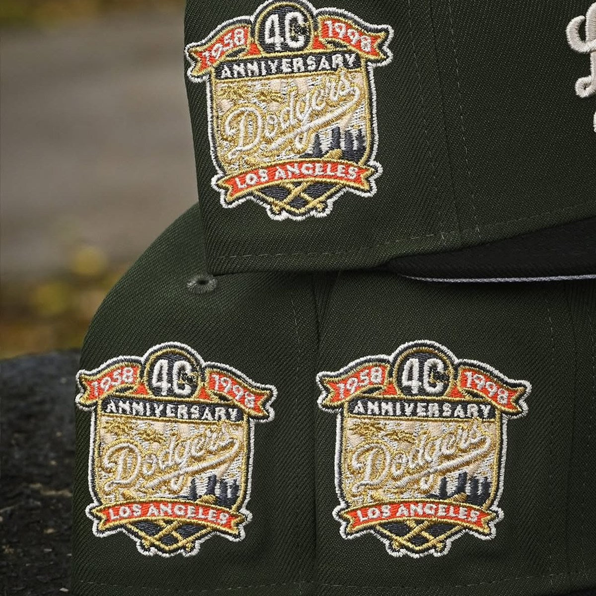 NEW ERA - Los Angeles Dodgers NYCO 59FIFTY 40th Anniversary Rifle Green/Black