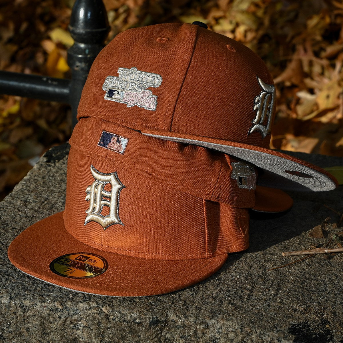 NEW ERA - Detroit Tigers 59Fifty 1984 World Series Rust Orange