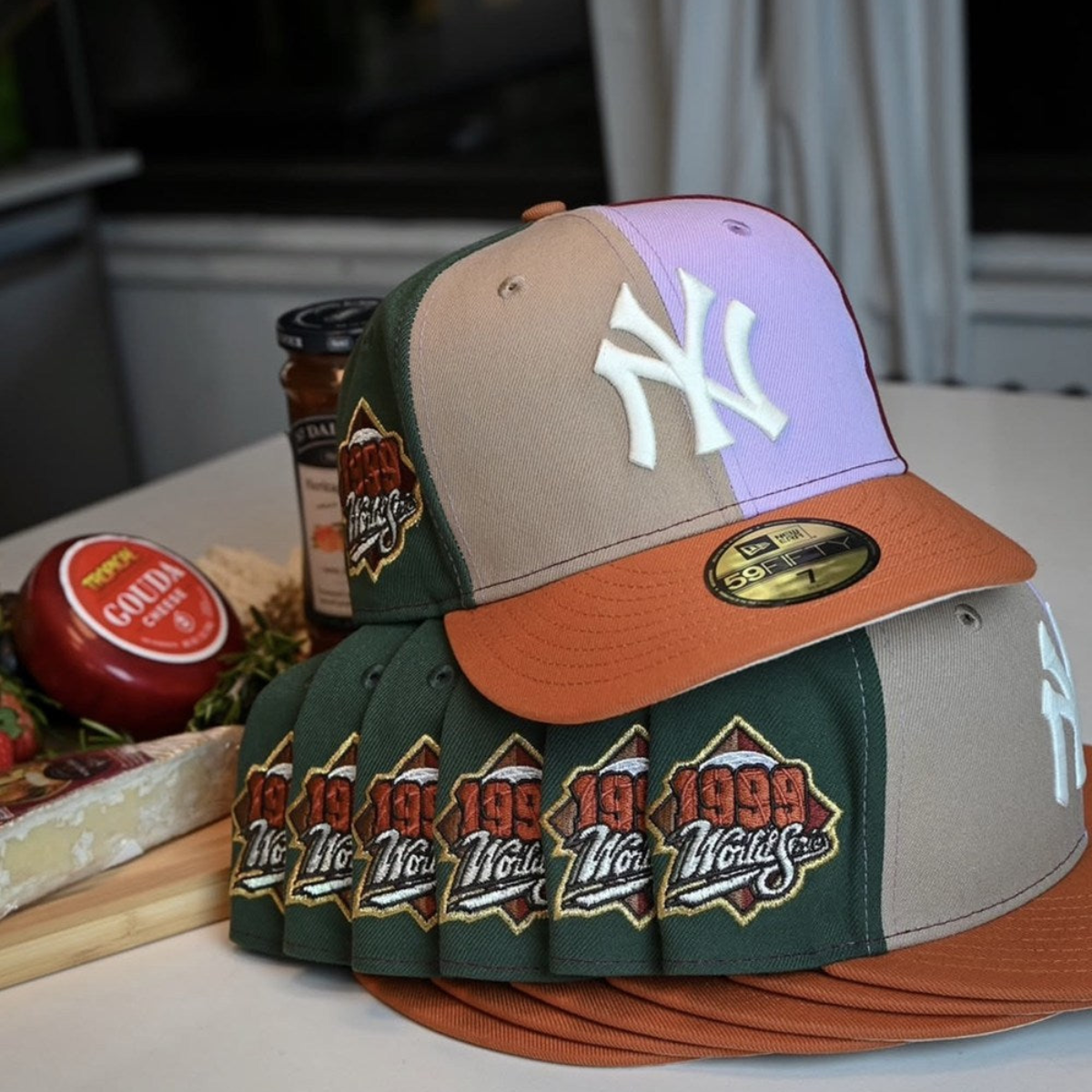 NEW ERA - New York Yankees 1999 World Series Multi/Flight Orange 59Fifty