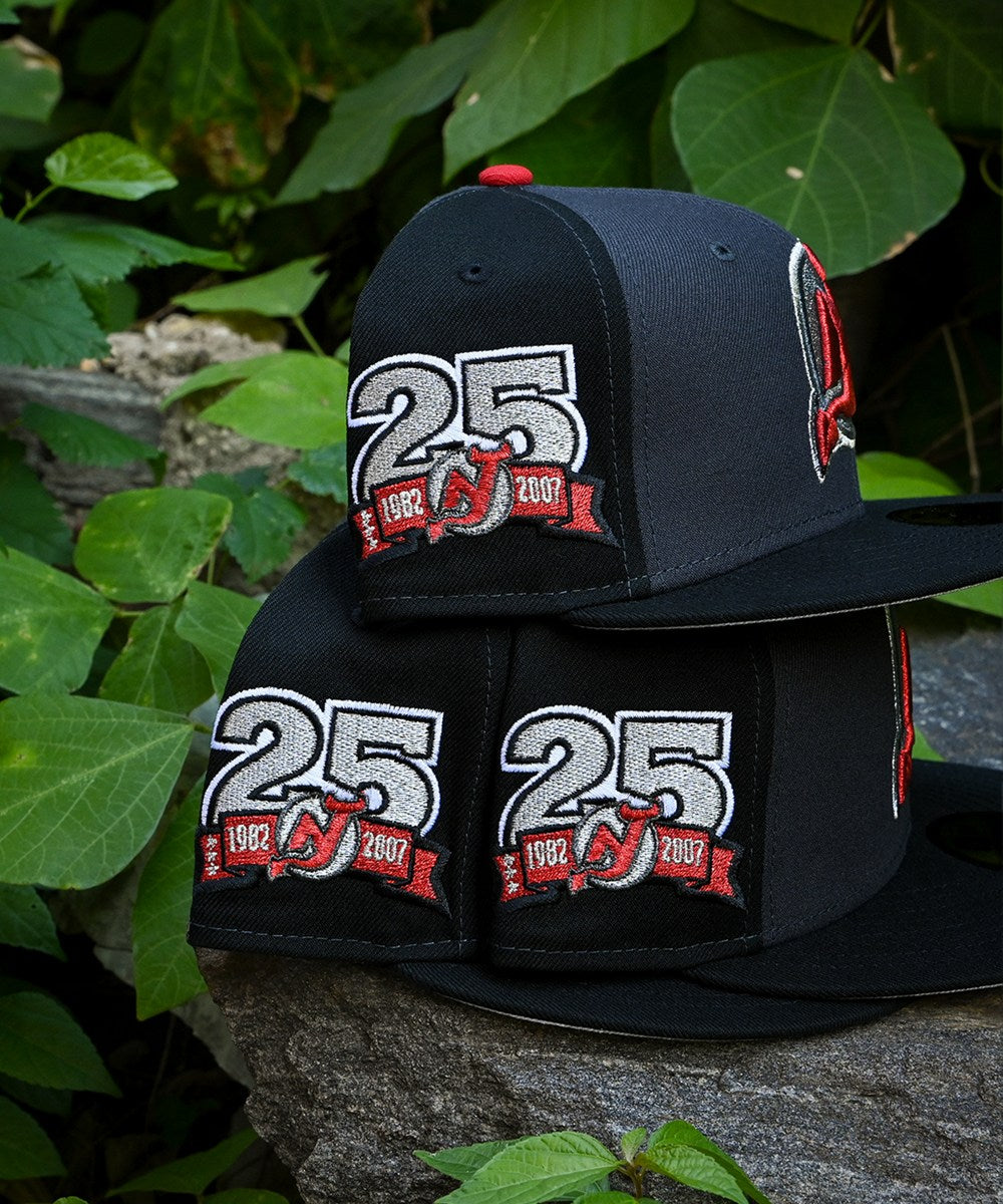 NEW ERA - New Jersey Devils 59Fifty 25th Anniversary Graphite/Black