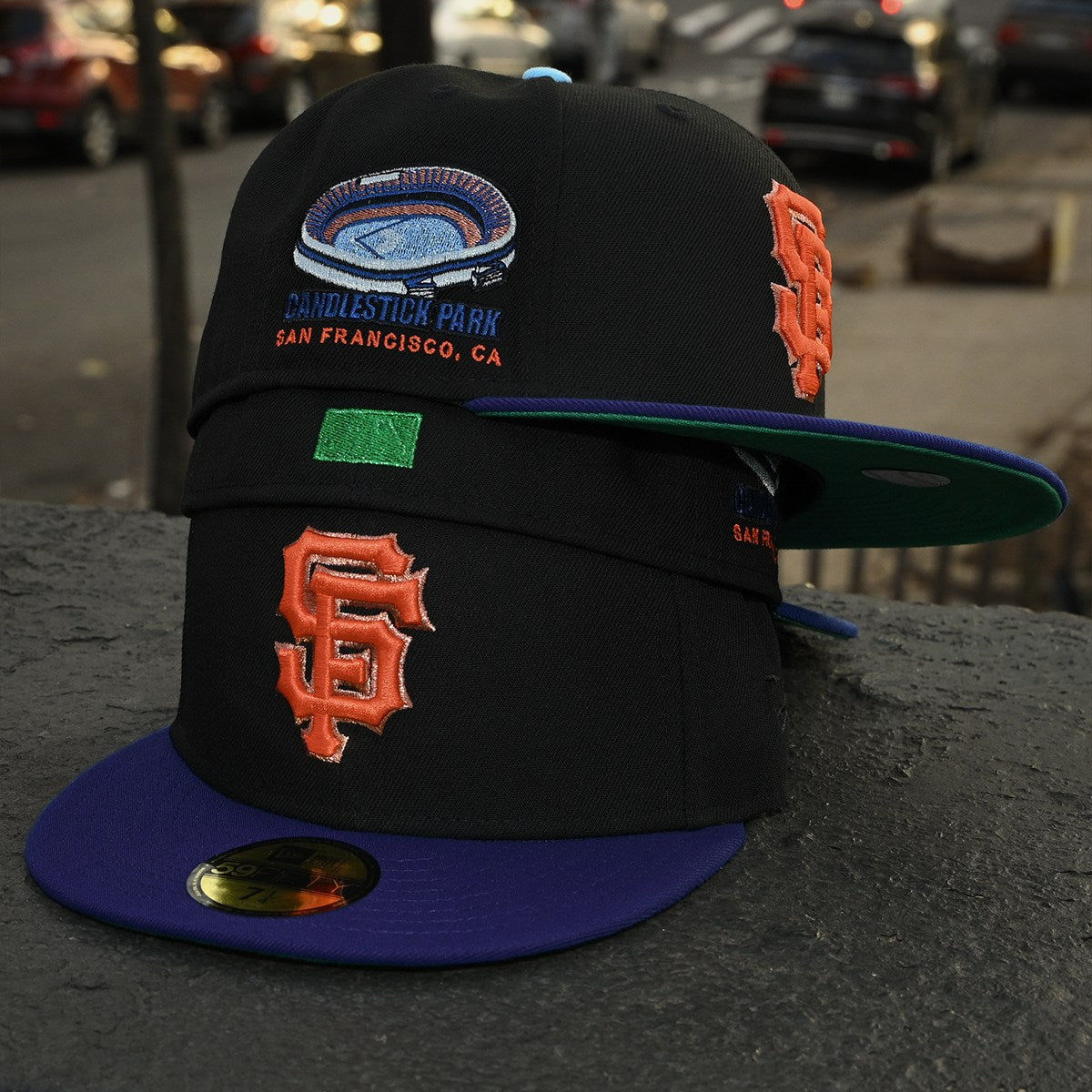 NEW ERA - San Francisco Giants 59Fifty Candlestick Park Black/Dark Royal
