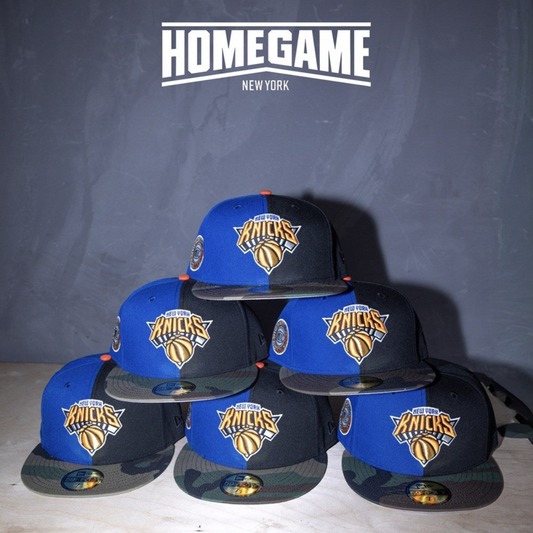 NEW ERA - New York Knicks City Never Sleeps Royal/Black/Woodland Camo