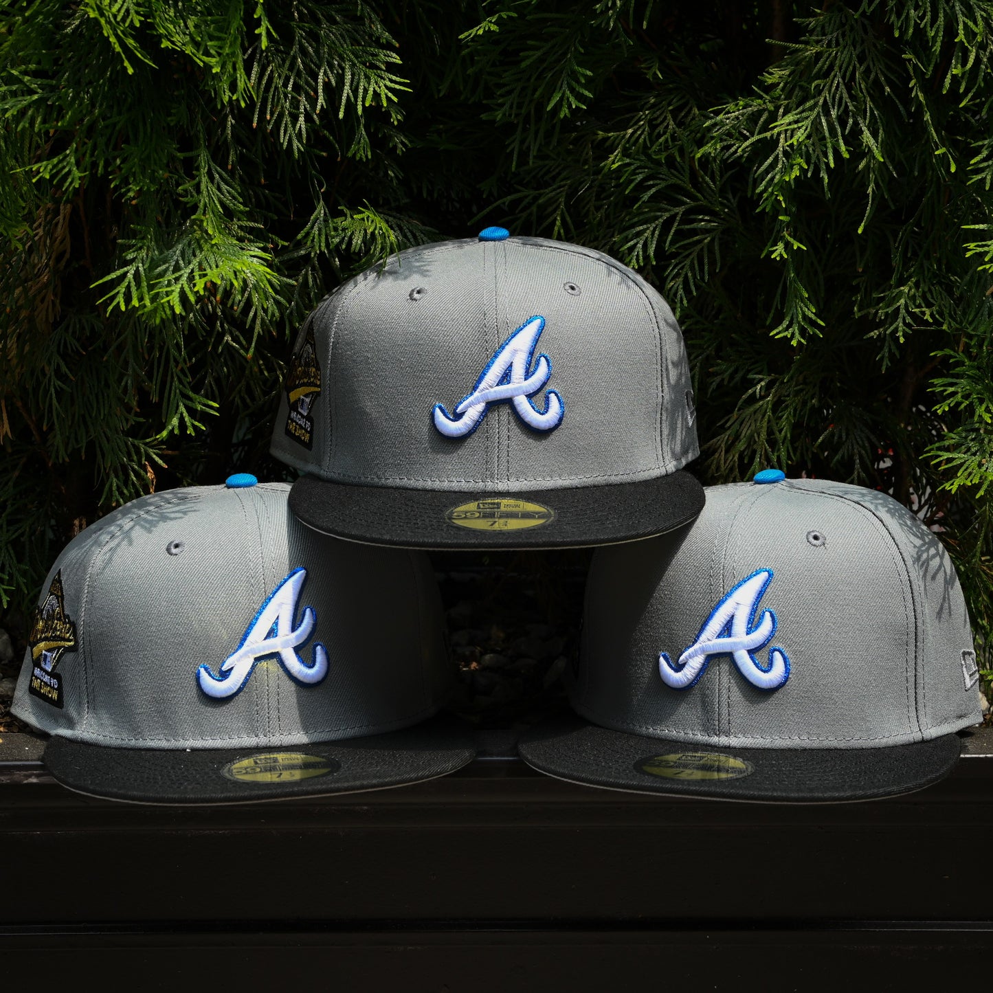 NEW ERA Atlanta Braves - 59Fifty 1995 World Series  Gray/Black 【70936688】