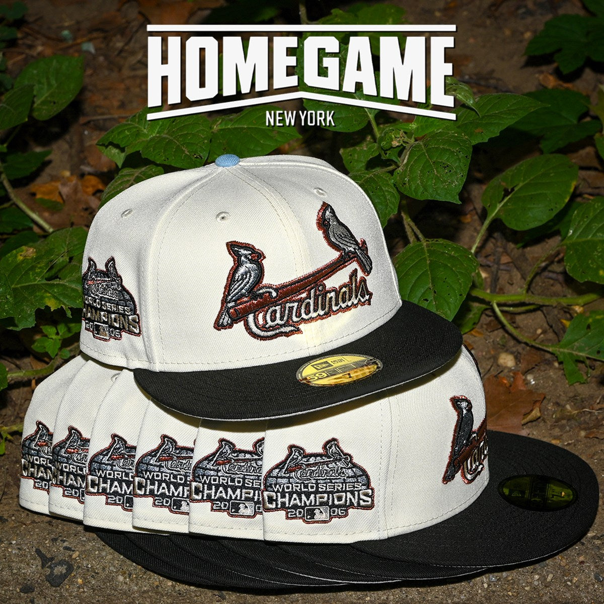 NEW ERA St Louis Cardinals - 59Fifty 2006 World Series Chrome White/Black