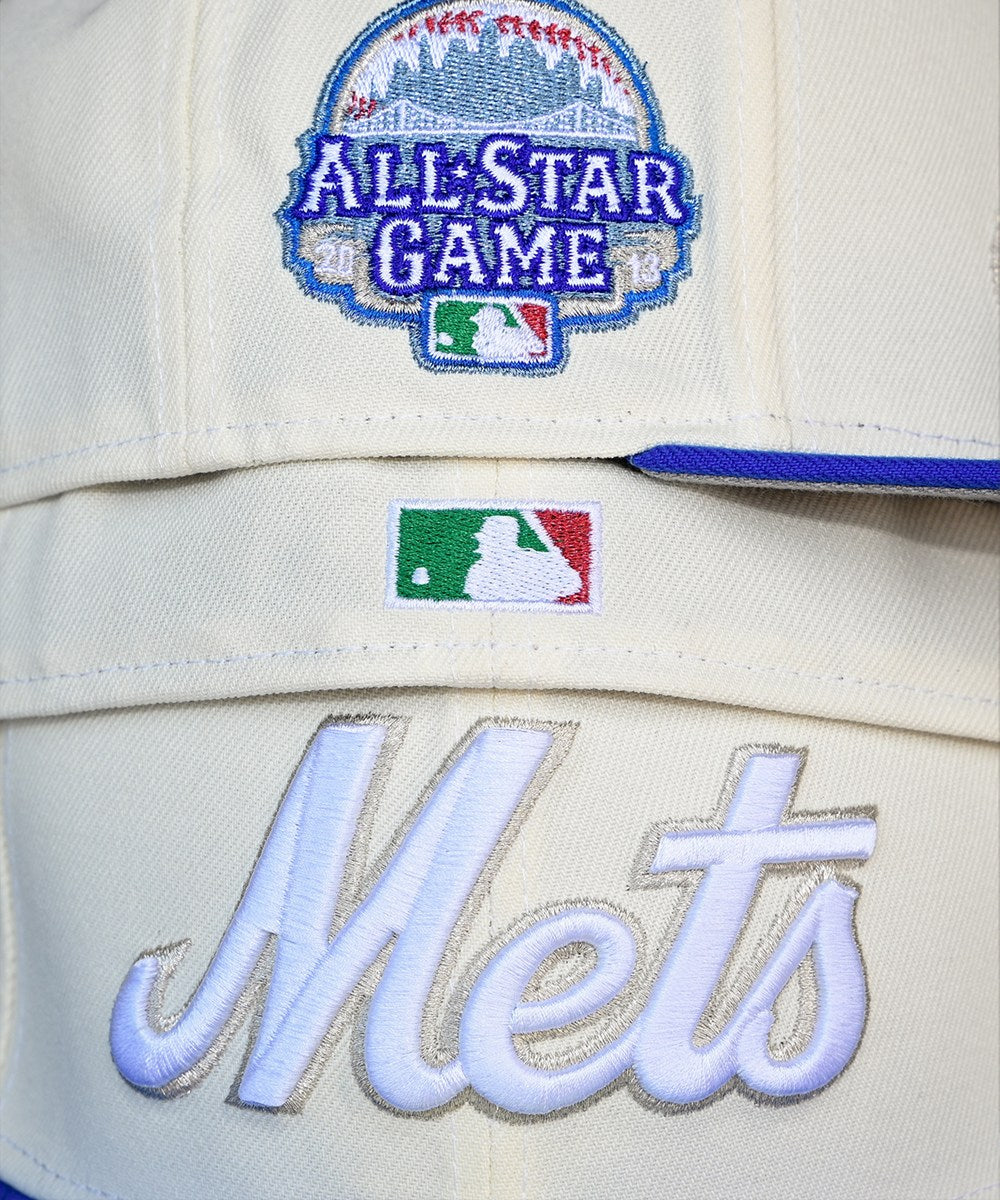 NEW ERA - New York Mets 2013 World Series 59Fifty Chrome White/Blue Bead