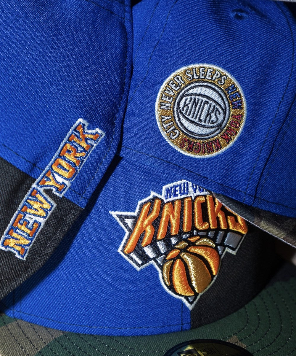 NEW ERA - New York Knicks City Never Sleeps Royal/Black/Woodland Camo