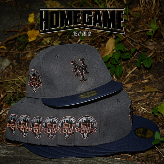 NEW ERA New York Mets - 59Fifty 50th Anniv. Graphite/Navy
