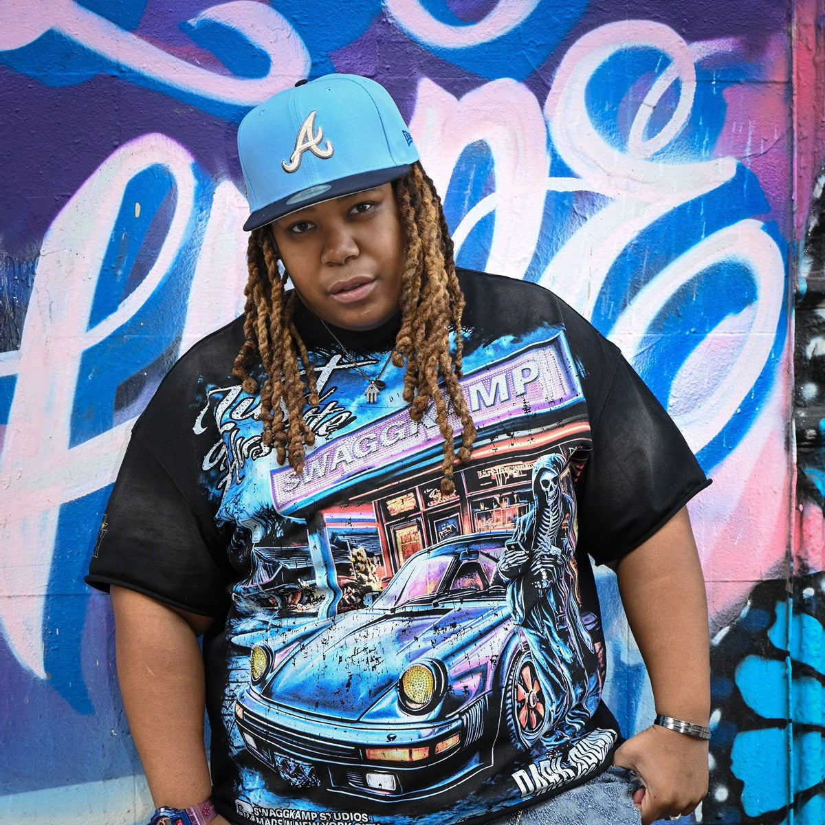 NEW ERA - Atlanta Braves 59Fifty 1999 World Series Sky Blue/Navy