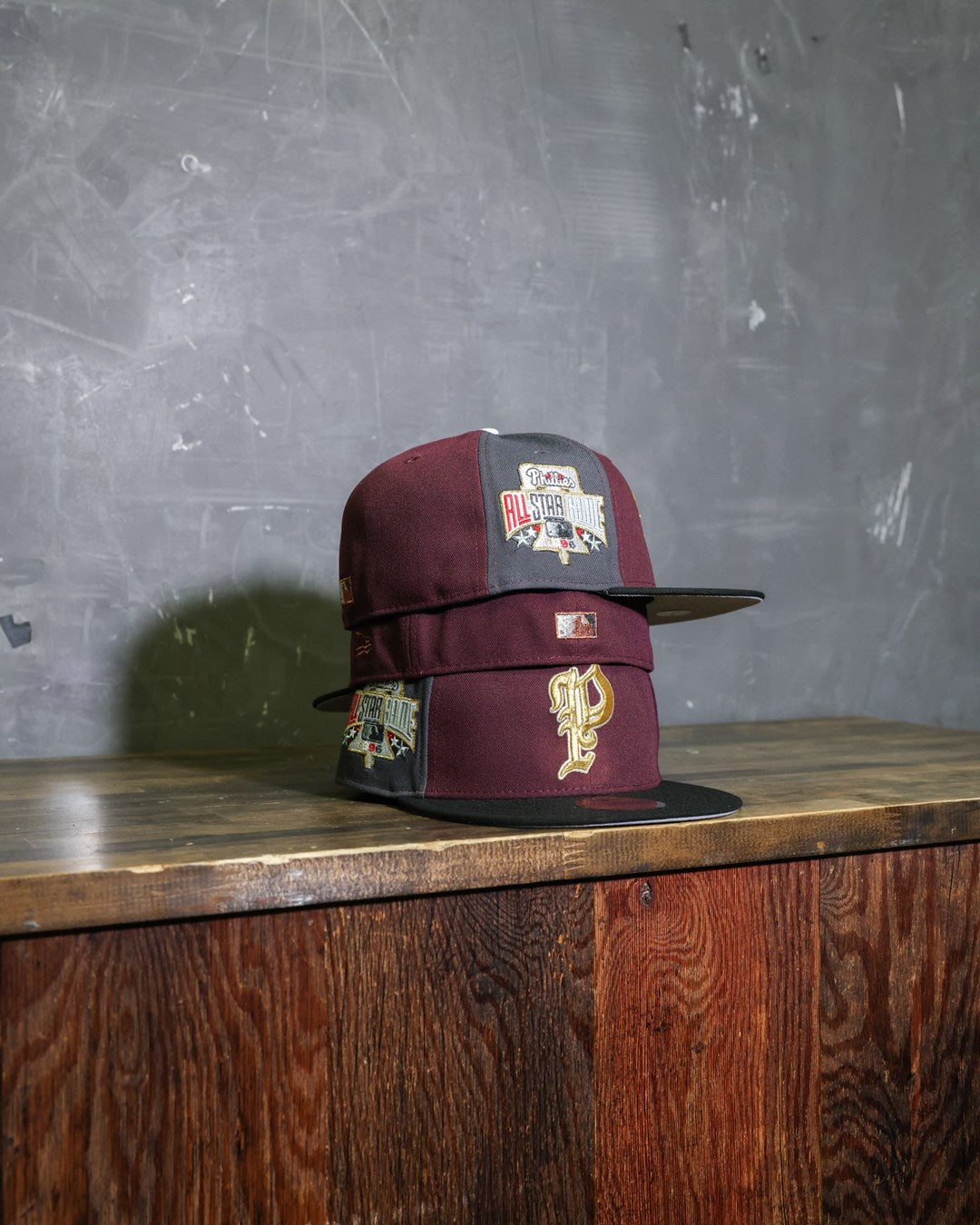 NEW ERA - Philadelphia Phillies 59Fifty 1996 All Star Game Maroon/Black