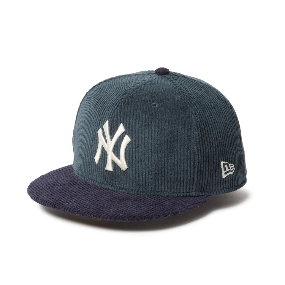 NEW ERA New York Yankees - 59FIFTY Corduroy BLUE GREEN/NAVY  【14668154】
