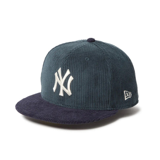 NEW ERA New York Yankees - 59FIFTY Corduroy BLUE GREEN/NAVY  【14668154】