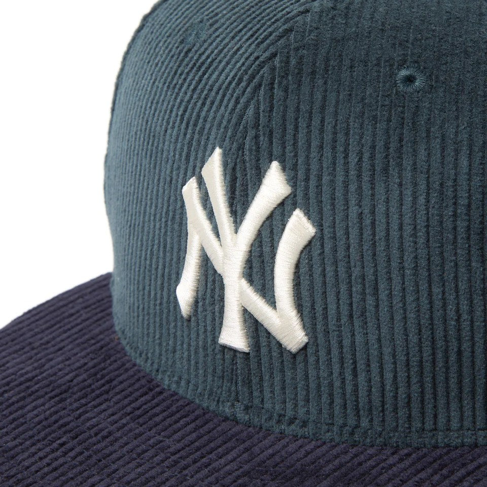 NEW ERA New York Yankees - 59FIFTY Corduroy BLUE GREEN/NAVY  【14668154】