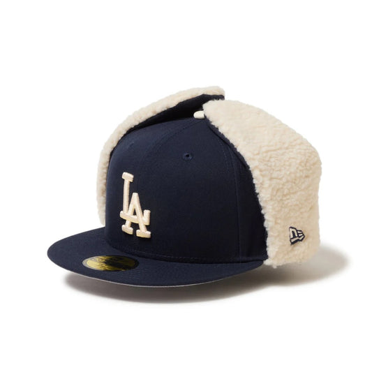 NEW ERA Los Angeles Dodgers - 59FIFTY Dog Ear NAVY 【14668177】