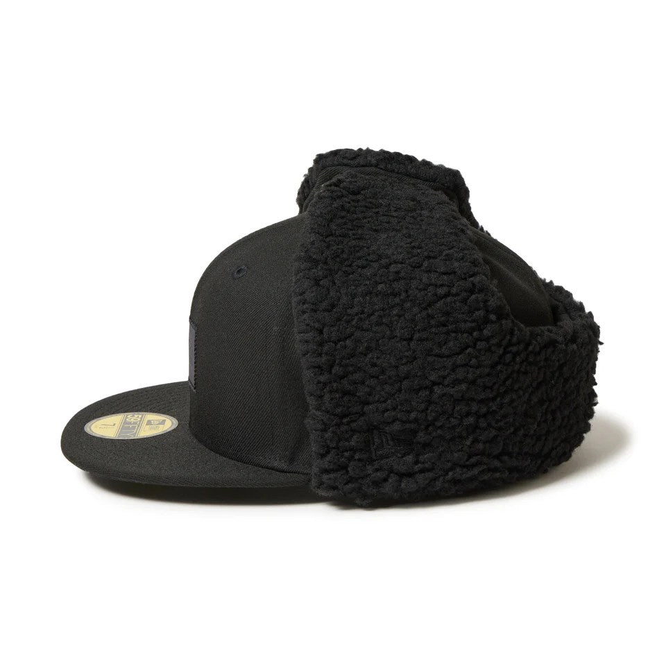 NEW ERA - 59FIFTY Dog Ear Black Woven Patch BLACK【14668179】