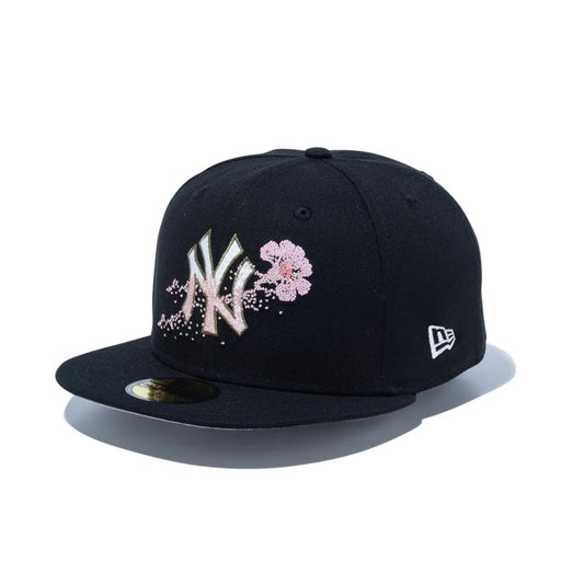 NEW ERA New York Yankees - 59FIFTY DOTTED FLORAL NEYYAN BLK JP【14191636】