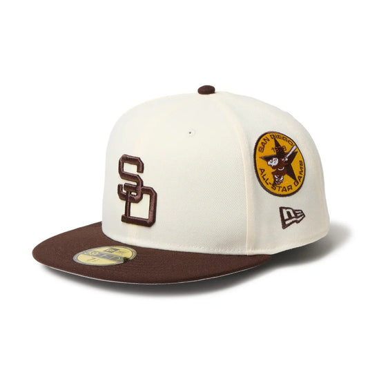 NEW ERA San Diego Padres - 59FIFTY MLB 2TONE COOPERSTOWN WINE CORK/BURNTWOOD【14668158】