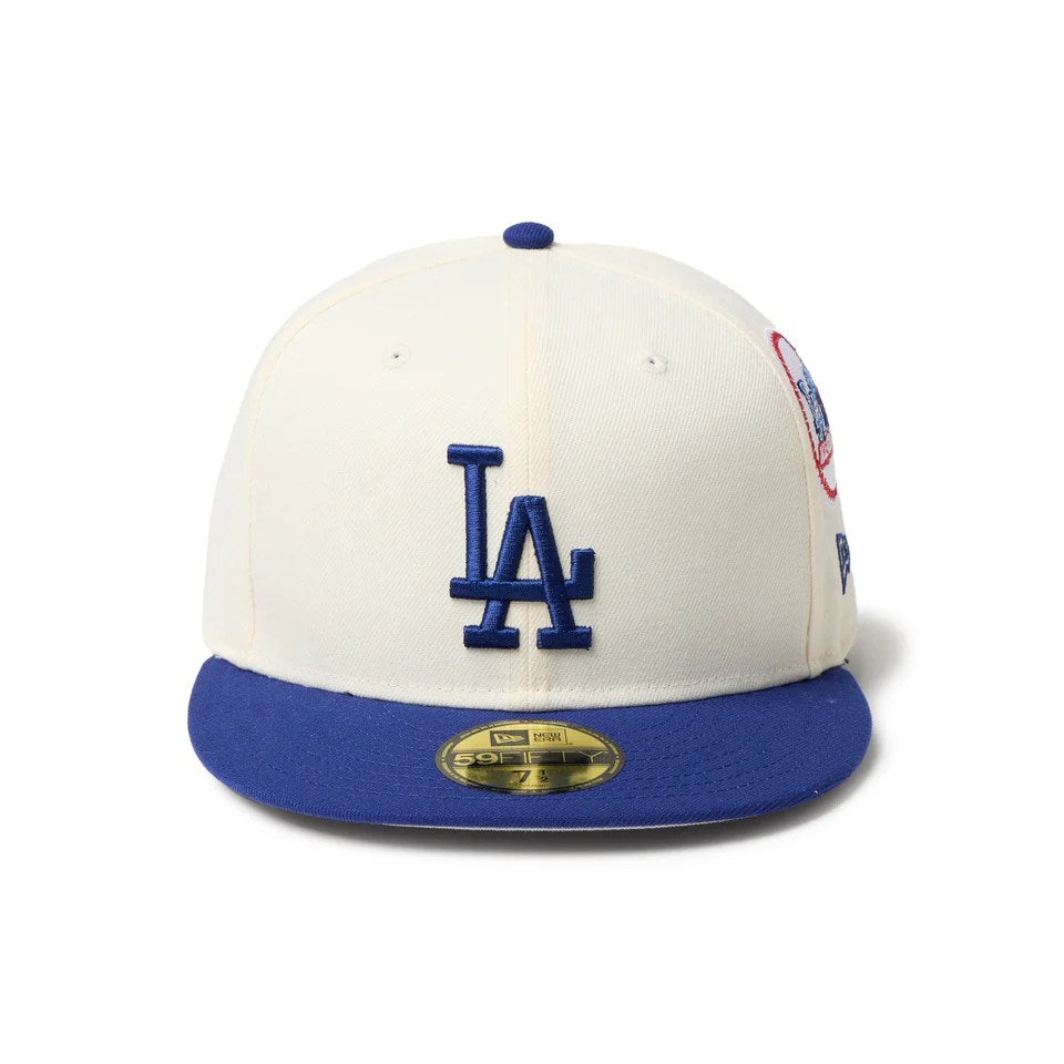 NEW ERA Los Angeles Dodgers - 59FIFTY MLB 2TONE WINE CORK/DARK ROYAL【14668160】