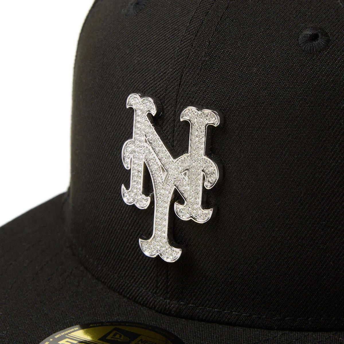 NEW ERA New York Mets - 59FIFTY RHINESTONE BADGE BLACK 【14668128】