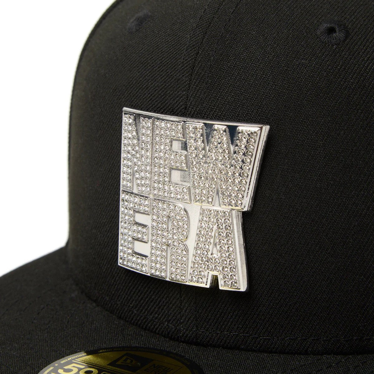 NEW ERA - 59FIFTY RHINESTONE BADGE BLACK 【14668129】