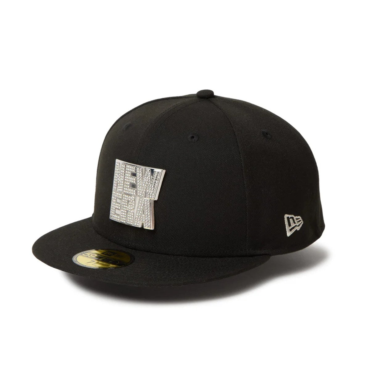 NEW ERA - 59FIFTY RHINESTONE BADGE BLACK 【14668129】