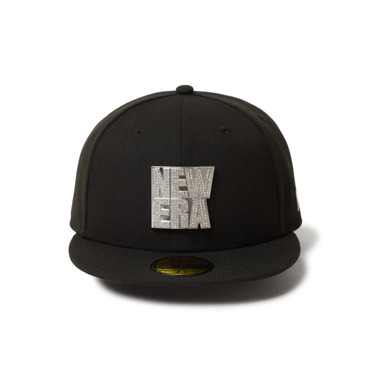NEW ERA - 59FIFTY RHINESTONE BADGE BLACK 【14668129】