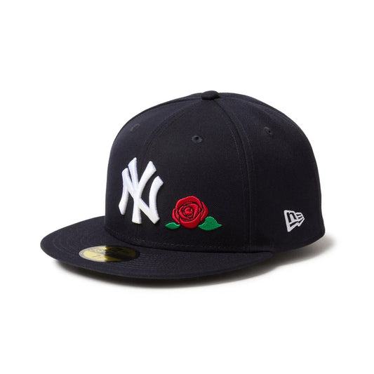 NEW ERA New York Yankees - 59FIFTY WITH ROSE NAVY 【14668144】