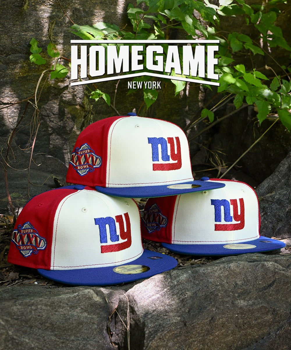 NEW ERA - New York Giants Super Bowl Chrome White/Front Door Red